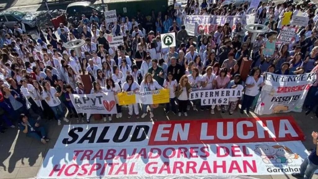 Garraham en Lucha. La huelga es un derecho de la clase trabajadora.