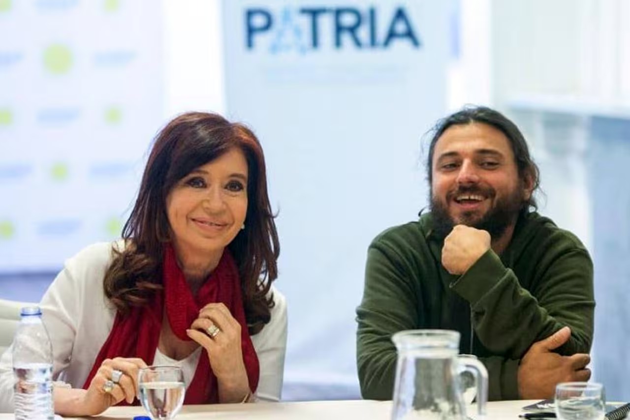 Juan Grabois junto a Cristina Kirchner