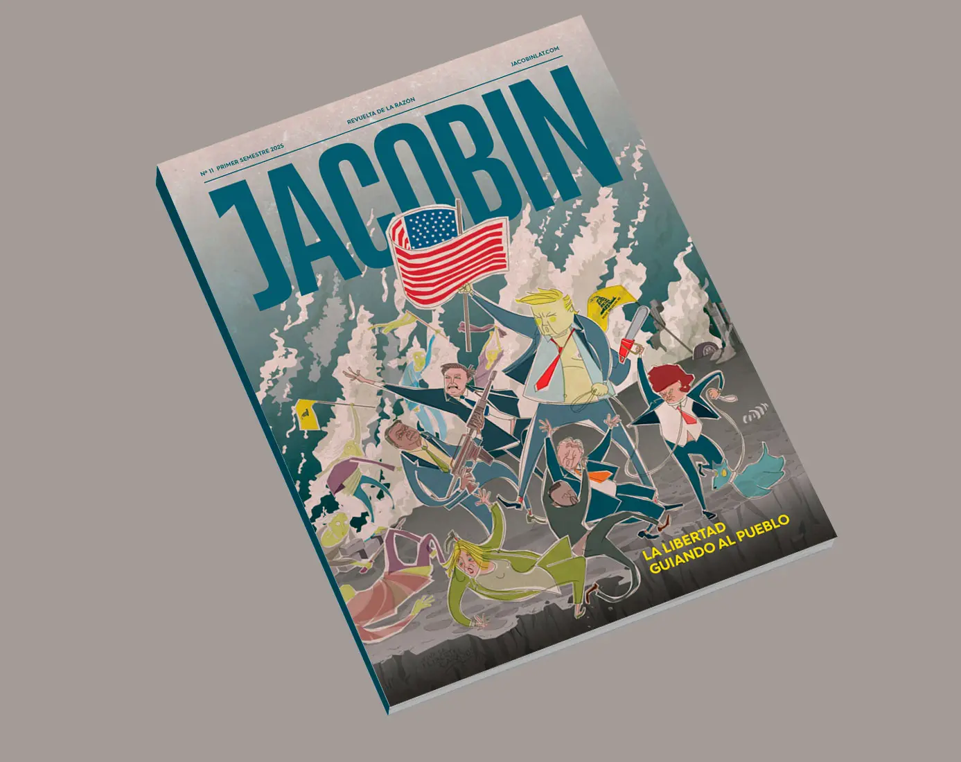"La Libertad Guiando al Pueblo", el nuevo número de la revista Jacobin.