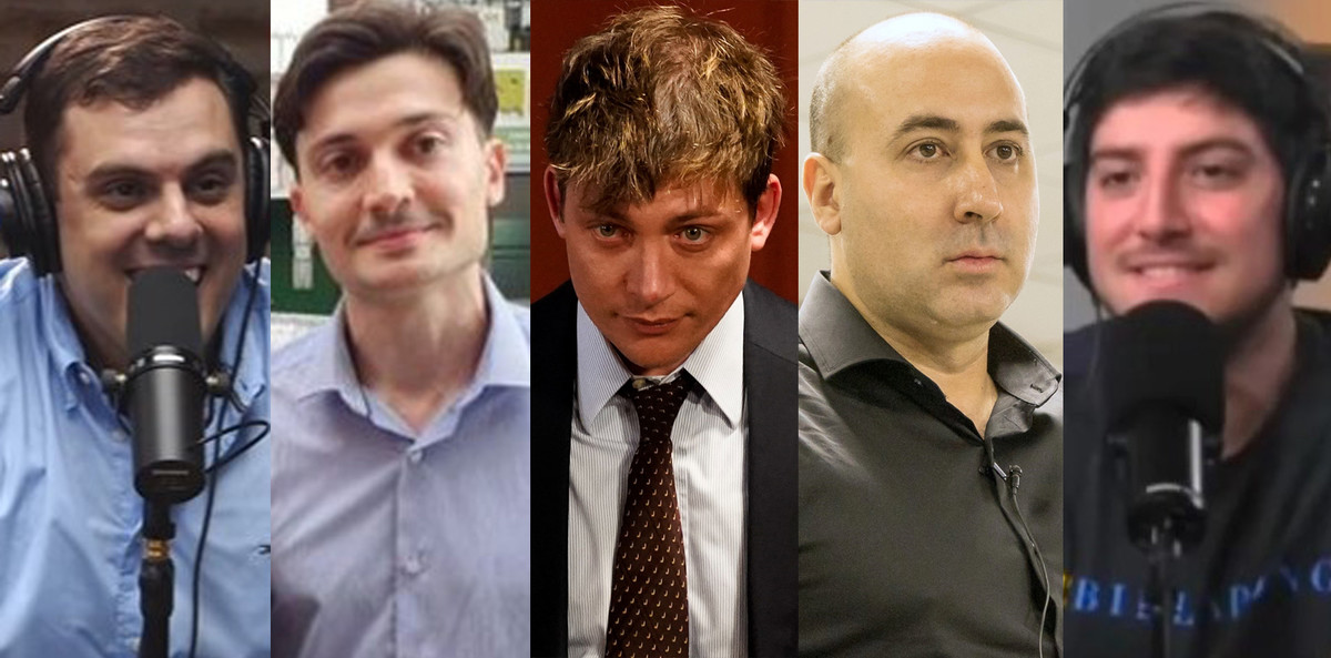 Imagen de las principales caras de los troll centers libertarios.