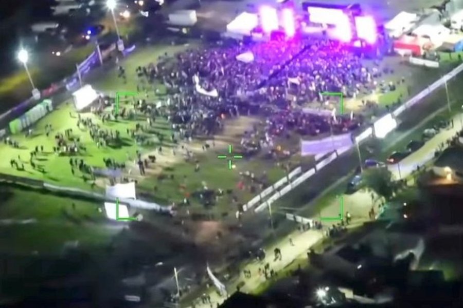 Cierre de campaña de La Libertad Avanza en Moreno, pervio a la elección bonarense.